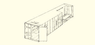 40' Dry Freight Containers